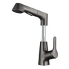 Brass Pull-Out Kitchen Faucet Mixer Sink Tap Lift Pull-Down Sprayer