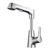 Brass Pull-Out Kitchen Faucet Mixer Sink Tap Lift Pull-Down Sprayer