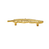Brass Feather Cabinet Handle Furniture Drawers Statement Pulls