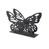 Vertical Paper Towel Stand with Square Base Modern Iron Napkin Holder