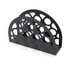 Vertical Paper Towel Stand with Square Base Modern Iron Napkin Holder