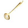Gold Stainless Steel Soup Spoon Holder Cutlery Storage Cooking Utensils