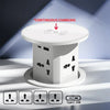 Smart Pop-Up Power Socket Universal Outlet Plug Adapter and USB