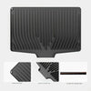 Silicone Angled Drain Mat Kitchen Sink Splash Guard Water Drainage