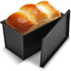 Pullman Loaf Pan with Lid Non-Stick Steel Corrugated Bread Toast Mold
