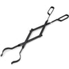 Long Firewood Tongs Heavy Duty Log Grabber Campfire Outdoor BBQ