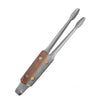 Walnut Handle Stainless Steel BBQ Tongs Heat-Resistant Food Grill Clip
