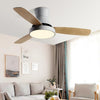 Wood Simple Suction Ceiling Off Fan Lamp