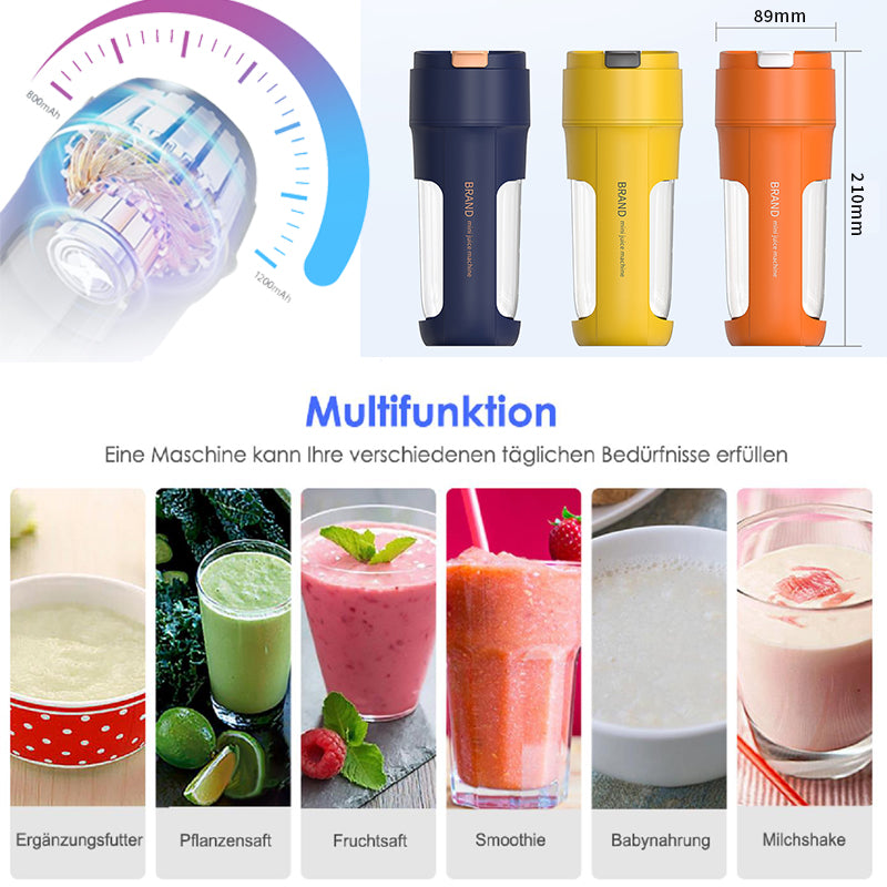 Mini Portable Fruit Mixer Juicer Extractors Multifunction Juice