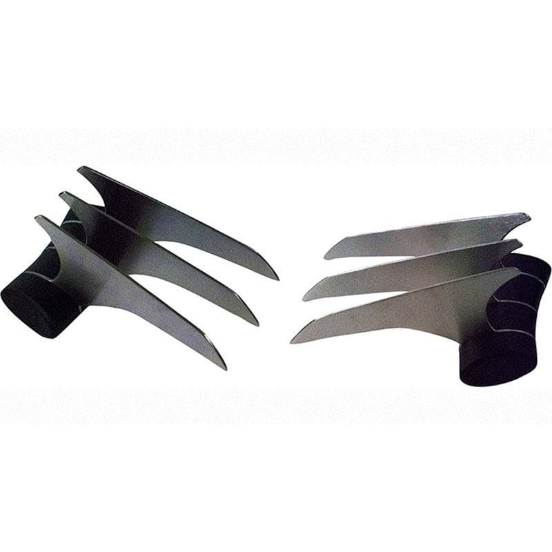 2PCS Metal Meat Shredder Claws, 18/8 Stainless Steel Meat Forks