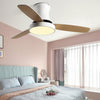 Wood Simple Suction Ceiling Off Fan Lamp