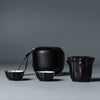 Teapot with Two Cups Portable Travel Tea Set