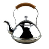 Stainless Steel Stove Top Whistle Drink Tea Kettle With Handle In Silver