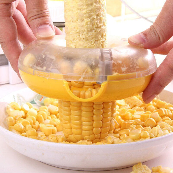 Corn Peeler Corn Cob Stripper Remover Stainless Steel Corn Kernel Cutter  Stripping Tool with Handle Kitchen Cooking Gadgets