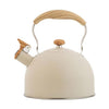 85oz Stainless Steel Whistling Tea Kettle Compatible With Induction Cooker