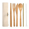 6pcs Bamboo Cutlery Set