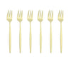 6Pcs/Set Gold Fork Set Tea Cake Snack Fork Dinnerware Dinnerware Sets