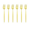 6Pcs/Set Gold Fork Set Tea Cake Snack Fork Dinnerware Dinnerware Sets
