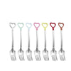 7pcs Set Creative Heart-shaped Spoon Shovel Spoon Tip Shovel