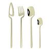 Colorful Flatware Cutlery Set Knife Fork Tea Spoon Dinner Tableware