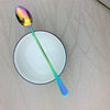 Cutlery Set Colorful Rainbow Dinnerware Long Handle Tableware Set