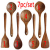 Natural Wood Tableware Spoon Ladle Turner Kitchen Tool
