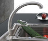 Cold And Hot Single Handle Swivel Spout Tap Kitchen Faucet