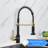 Deck Mounted Mixer Tap 360 Degree Rotation Sprayer Hot Cold Tap
