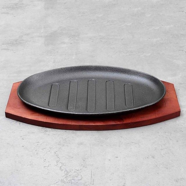Cast Iron Oval Sizzle Platter