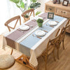 ﻿Decorative Linen Tablecloth With Tassel