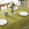 ﻿Multi-Color Solid Decorative Linen Tablecloth