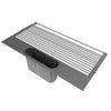Foldable Roll Up Dish Drying Rack for Kitchen Sink Stainless Drainer