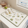Quick Drying Kitchen Absorbent Drained Placemat Drying Mat for Table