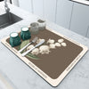 Super Absorbent Draining Mat Kitchen Bathroom Faucet Absorbent Mat