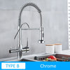 Kitchen Filtered Faucet Water Tap Purifier Faucet Dual Sprayer Tap