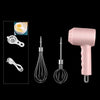 Portable Hand Mixer Electric Wireless Food Blender 3 Speed Frother