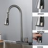 Kitchen Faucet Cold Hot Brass Single Hole Tap With Temperature Scale