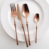 24Pcs Stainless Steel Tableware Cutlery Set Dinnerware Food Cutlery