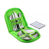 Camping Tableware Set Stainless Steel Picnic Cutlery Set