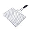 Stainless Steel Folding Grill Net Clip Square Grill Net Detachable Grill