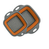 Foldable Silicone Colander Drain Basket With Handle Washing Basket