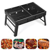 Mini Grill Stainless Steel Tool Kit Portable Outdoor Camping Grill