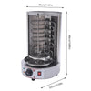 Commercial Electric Shawarma Rotisserie Grill Automatic Rotating Machine