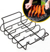 Non-stick Bbq Rib Rack Stand Barbecue Steaks Racks Stainless Steel